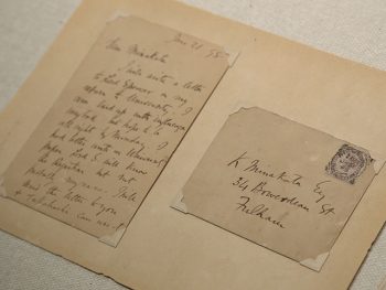 <strong>Letters from F. Victor Dickins</strong><br> Dickins frequently wrote to Kumagusu and asked questions about things such as interpretations of the Man’yōshū.